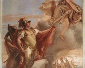 乔瓦尼 巴蒂斯塔 提埃波罗 : Villa Valmarana Venus Appearing to Aeneas on the Shores of Carthage